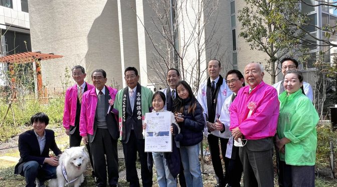 渋谷の宇宙桜、ついに一般公開